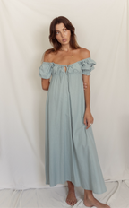 Saidy maxi dress - dusty blue