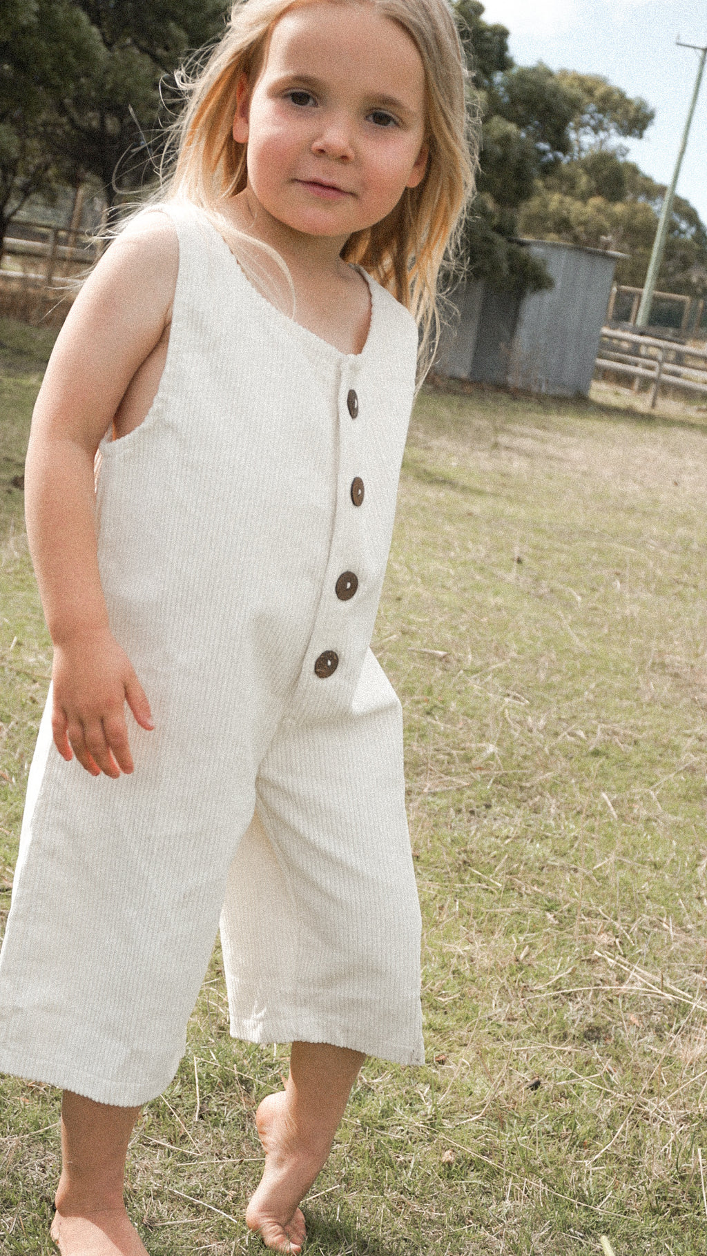 Jasmine jumpsuit - corduroy cream