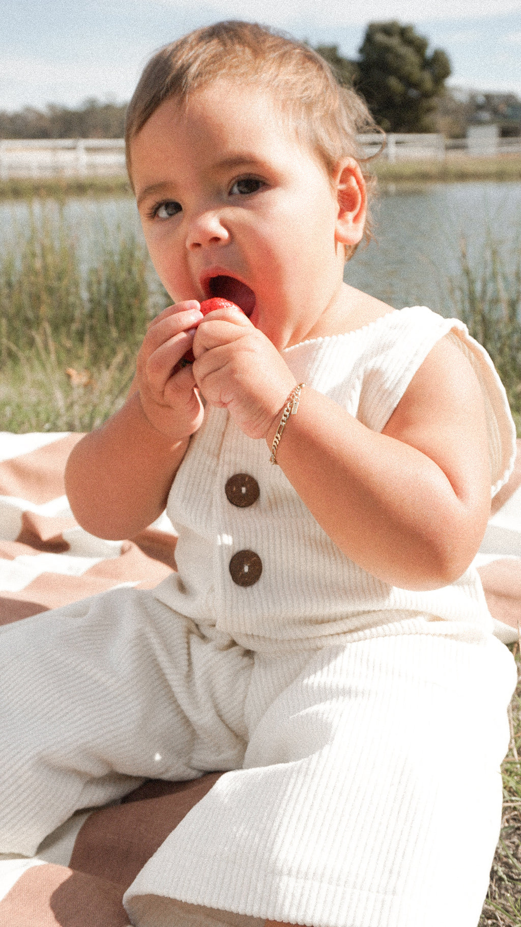 Jasmine jumpsuit - corduroy cream