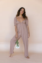 Saidy Maxi Playsuit - Mocha