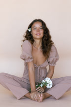 Saidy Maxi Playsuit - Mocha