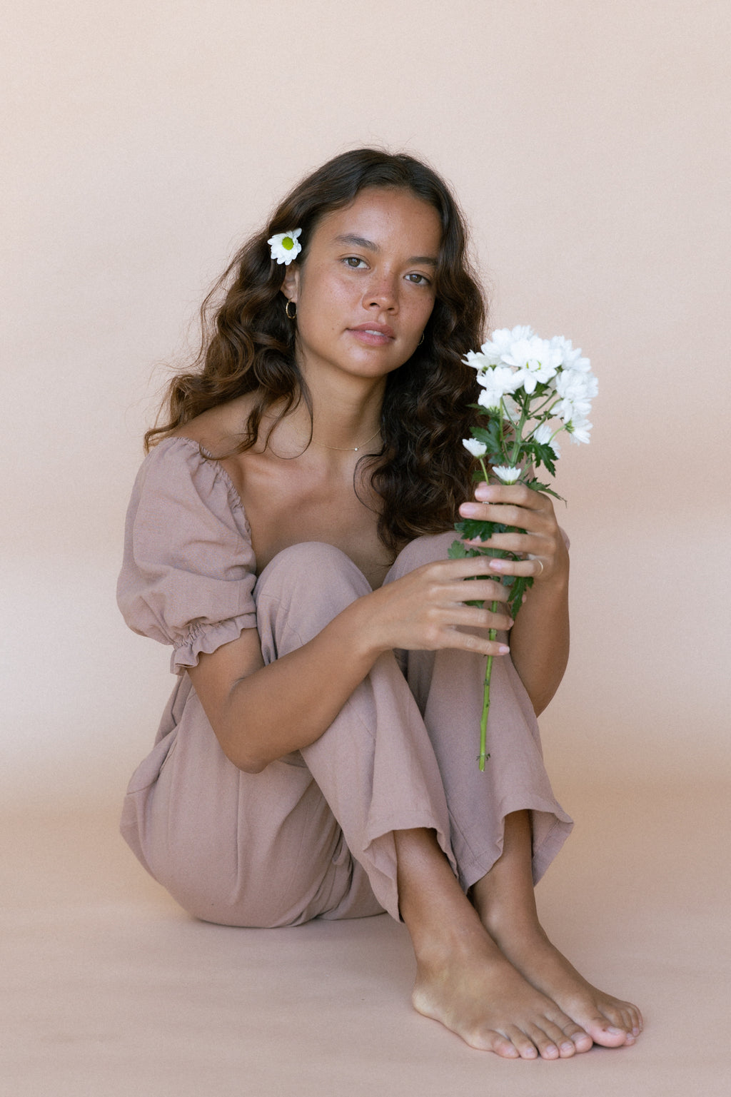 Saidy Maxi Playsuit - Mocha