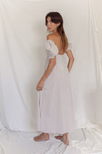 Saidy maxi - fawn gingham