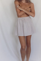 Lottie skirt - Fawn gingham
