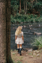 Lottie skirt - Fawn gingham