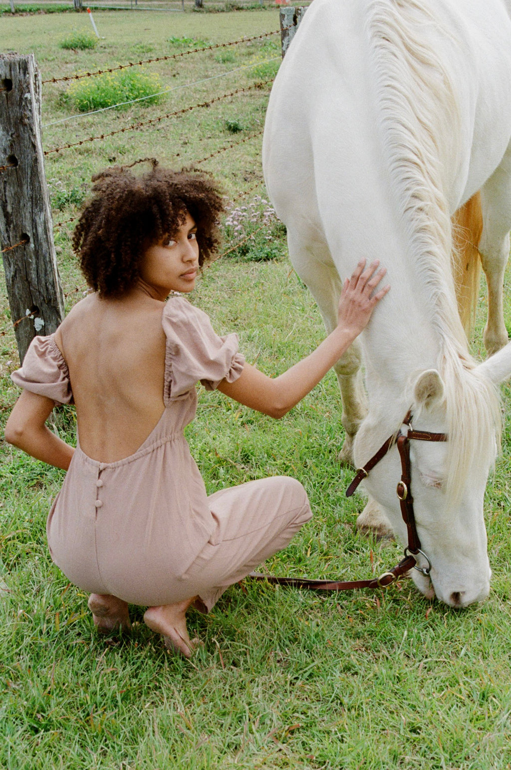 Saidy Maxi Playsuit - Mocha