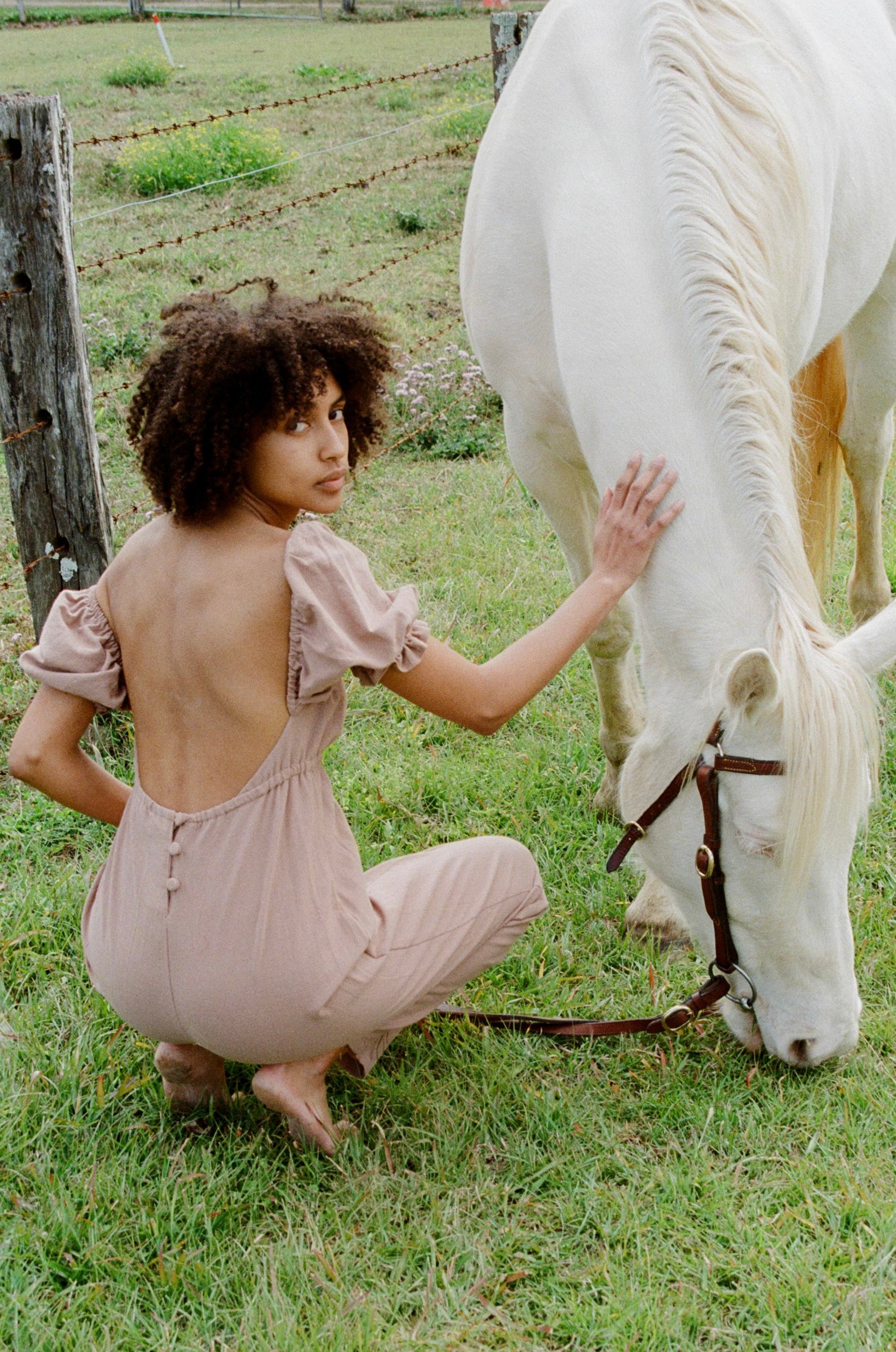 Saidy Maxi Playsuit - Mocha