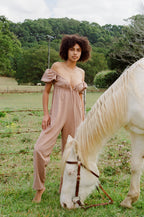 Saidy Maxi Playsuit - Mocha