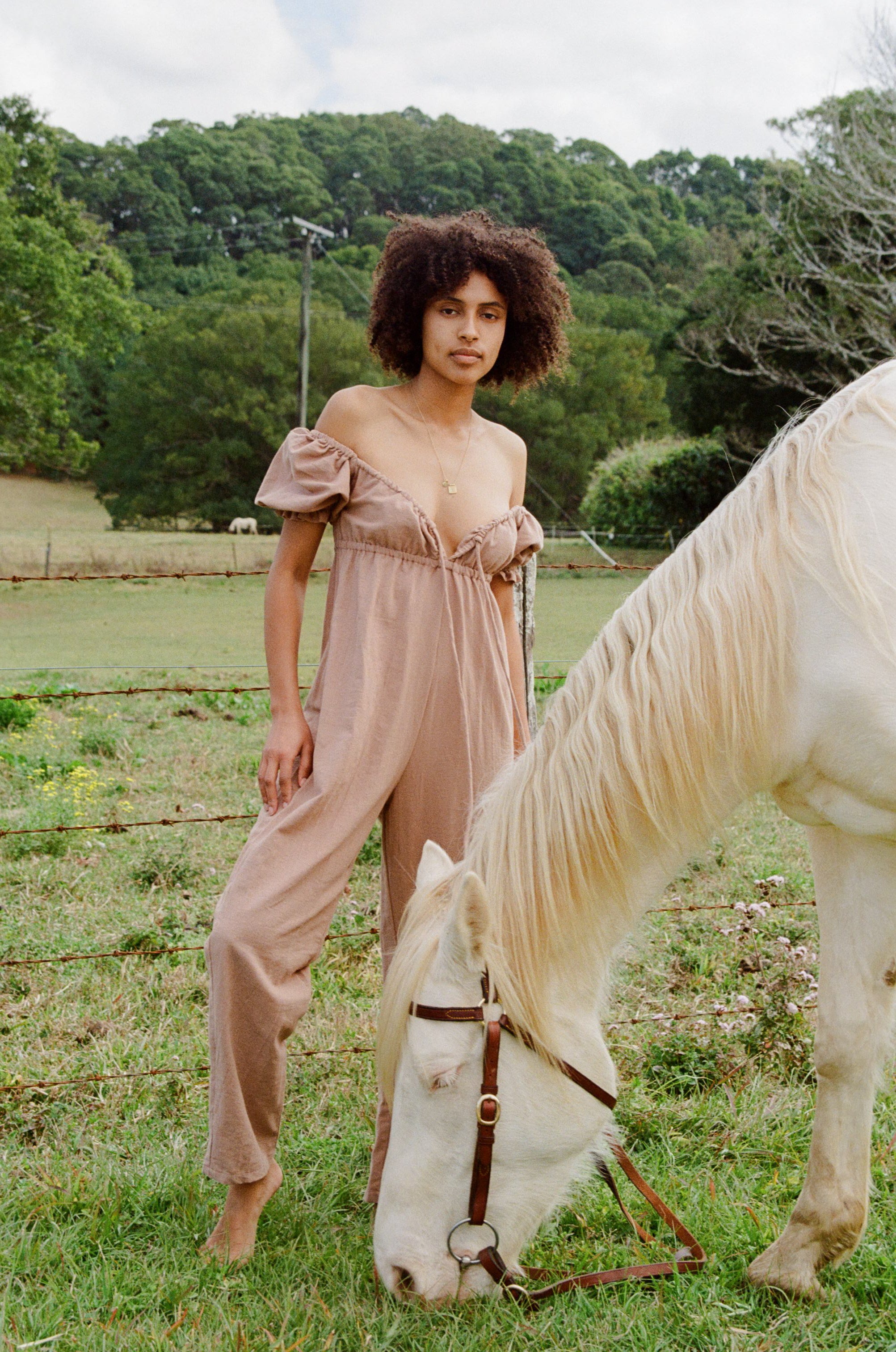 Saidy Maxi Playsuit - Mocha