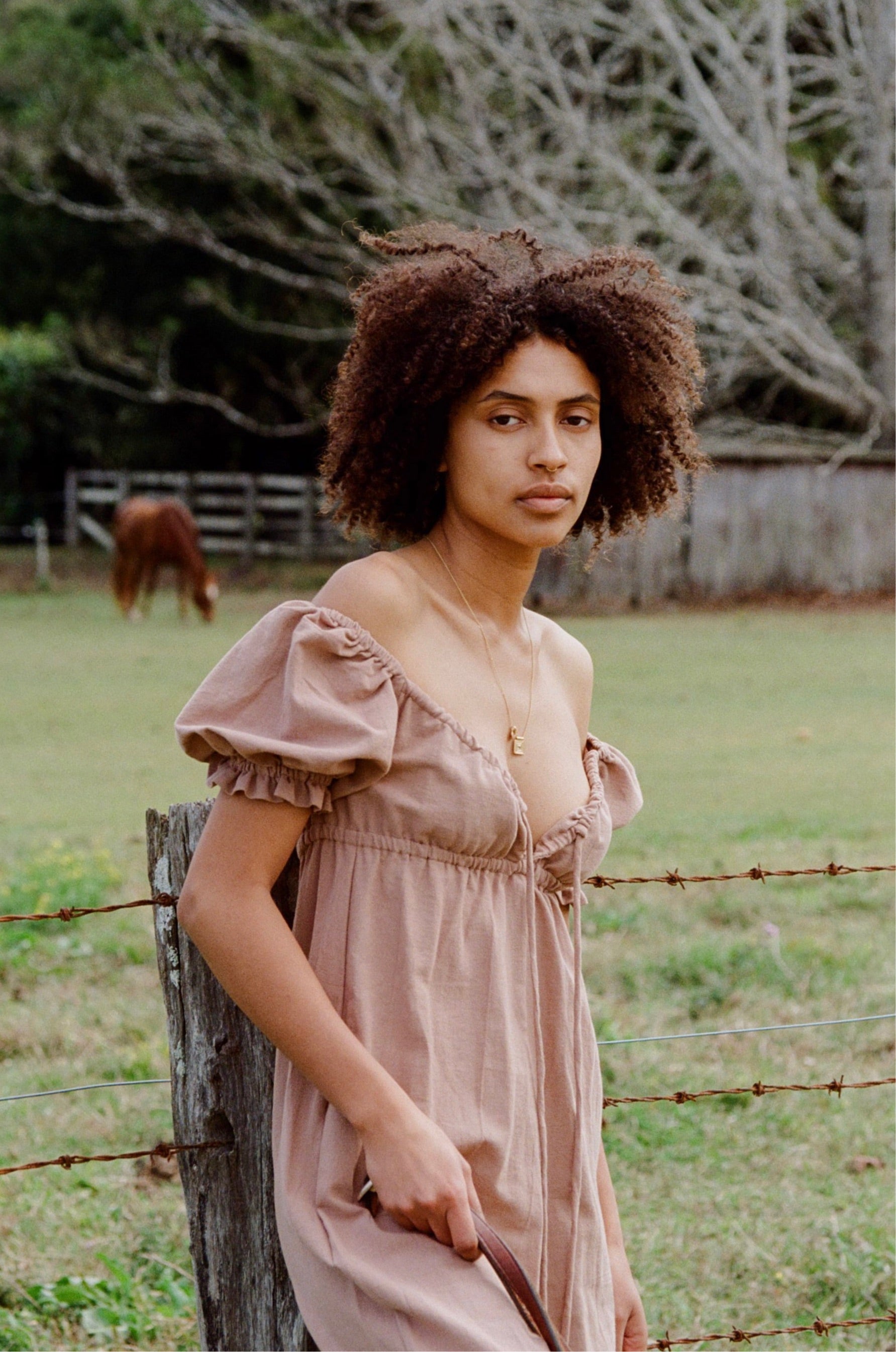 Saidy Mini Playsuit - Mocha