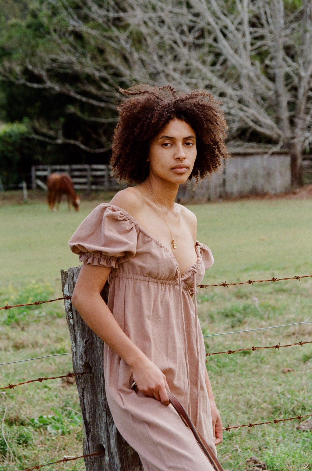 Saidy Maxi Playsuit - Mocha