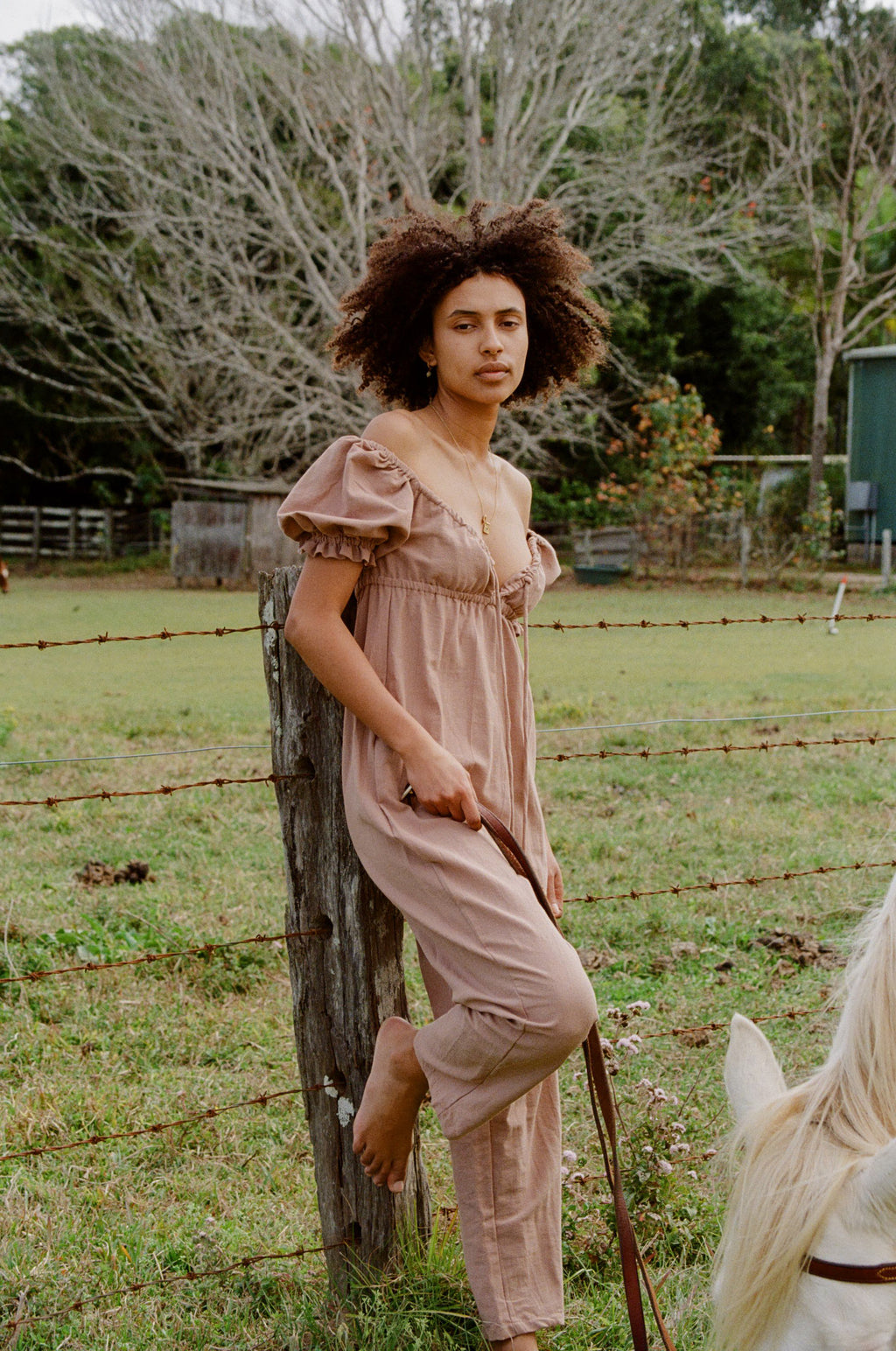 Saidy Maxi Playsuit - Mocha