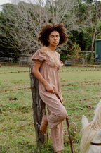 Saidy Maxi Playsuit - Mocha