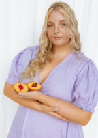 Seedling Wrap Dress - Soft Violet