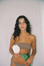Lagoon Bandeau - Coffee