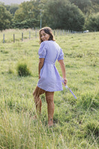 Seedling Wrap Dress - Soft Violet
