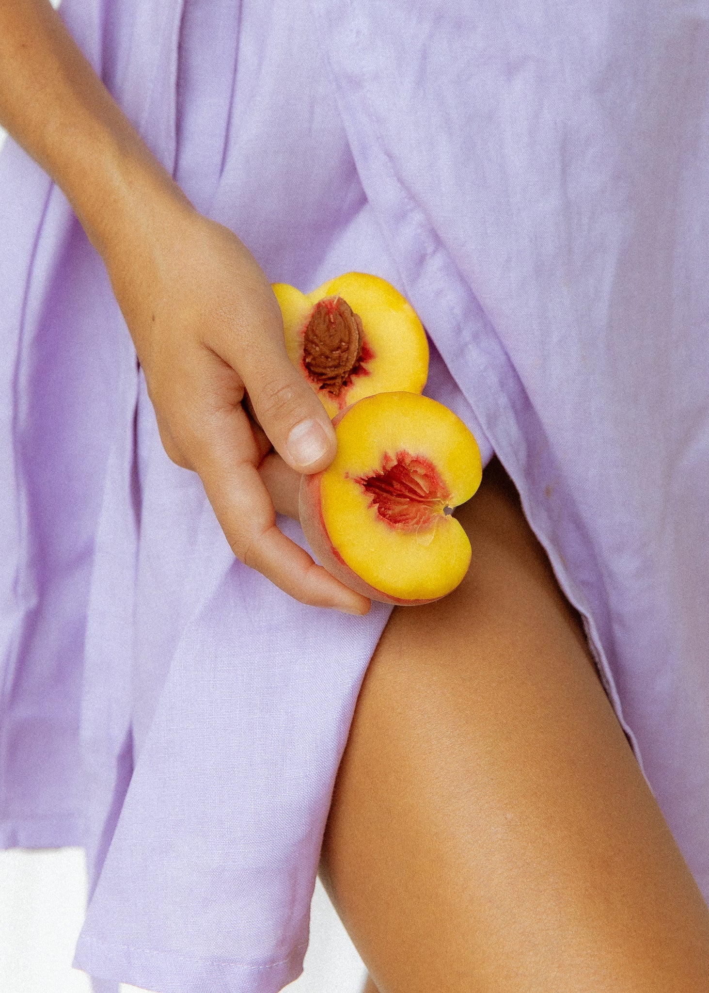 Seedling Wrap Dress - Soft Violet