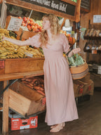 Cindy Maxi Dress - Blush