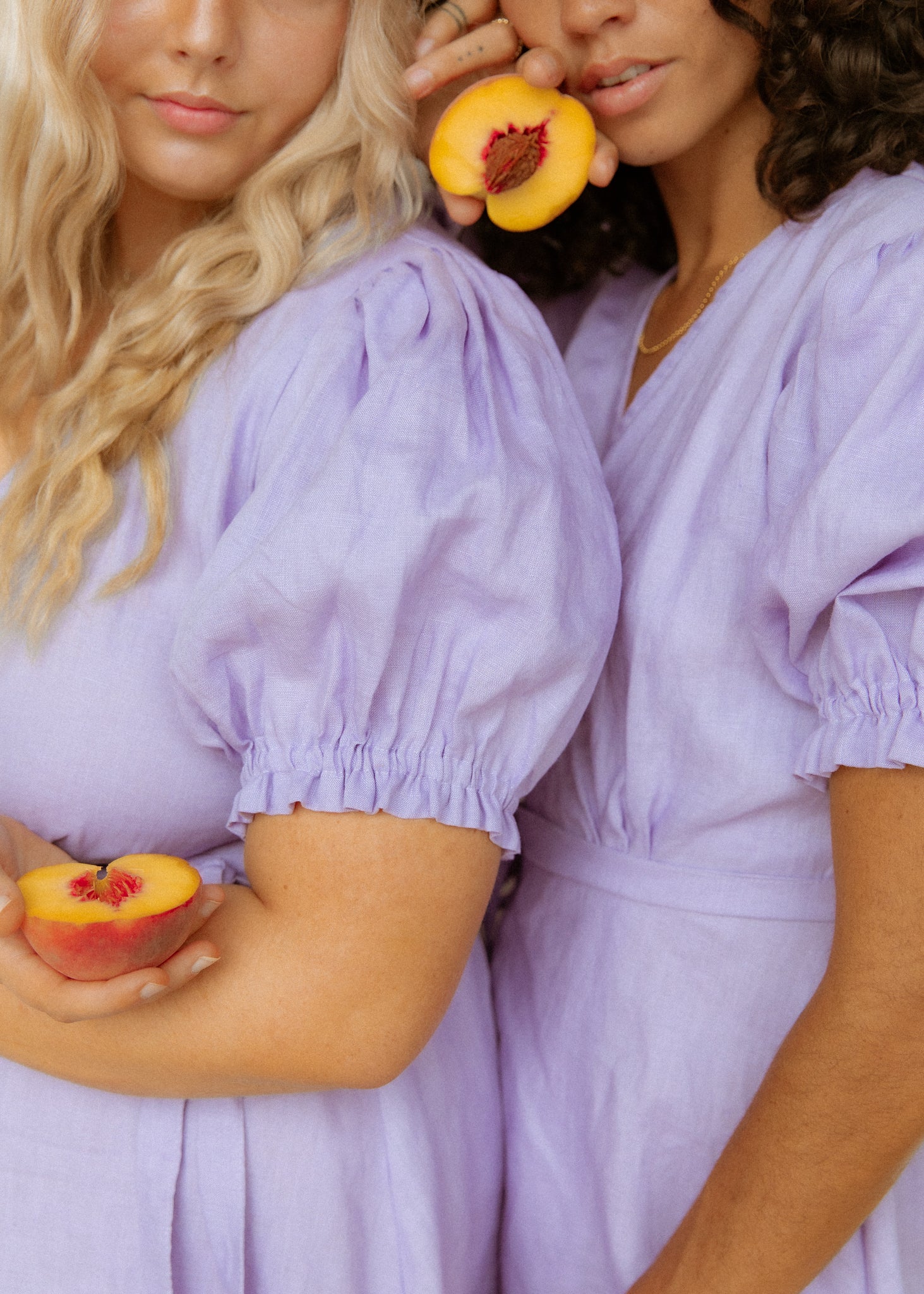 Seedling Wrap Dress - Soft Violet
