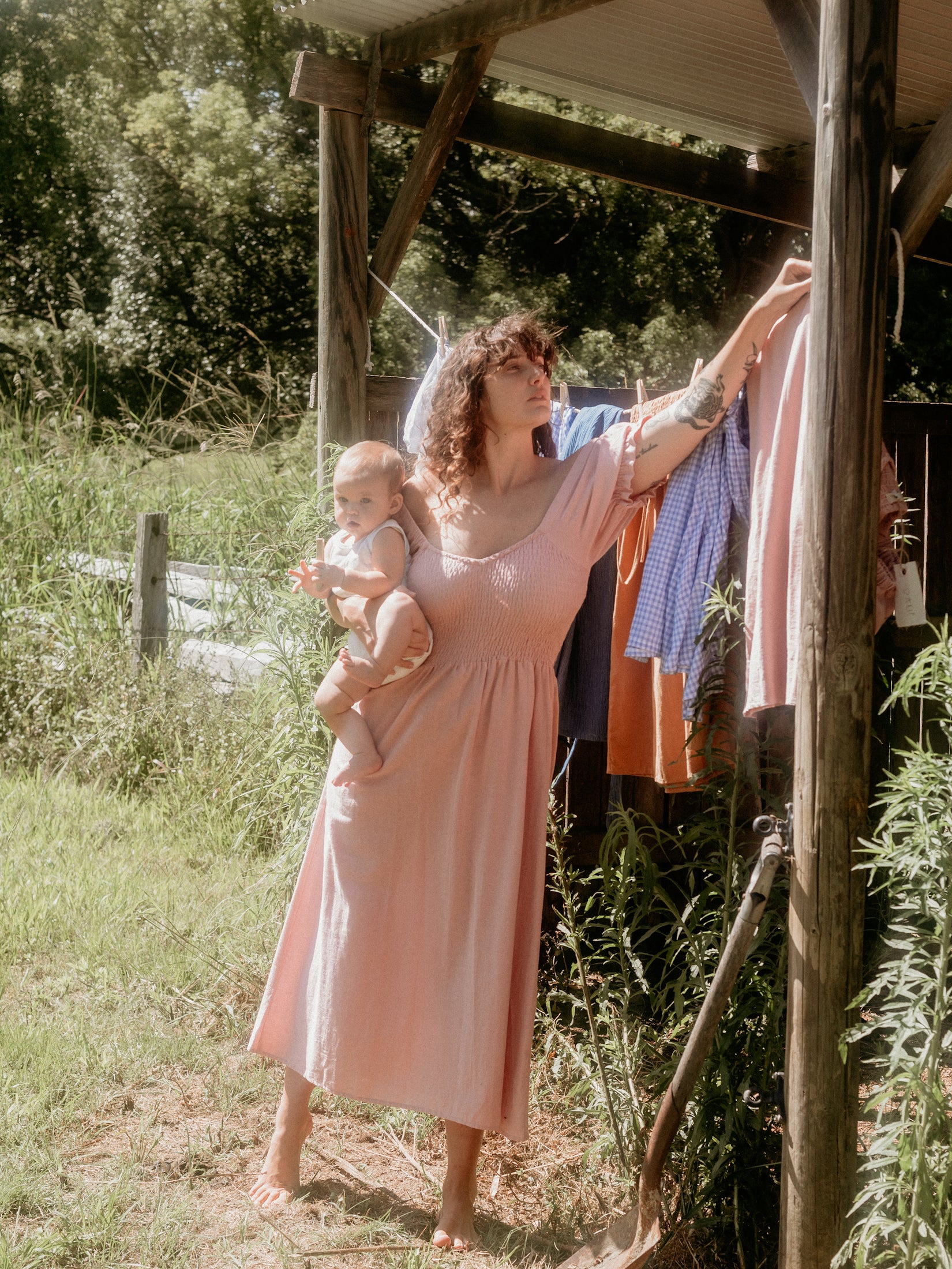 Cindy Maxi Dress - Blush